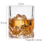 Verre à whisky Cristal dimension