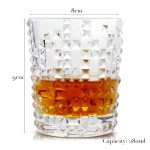 Verre à whisky Jack Daniel's dimensions
