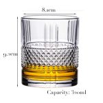 Verre à whisky Man dimensions